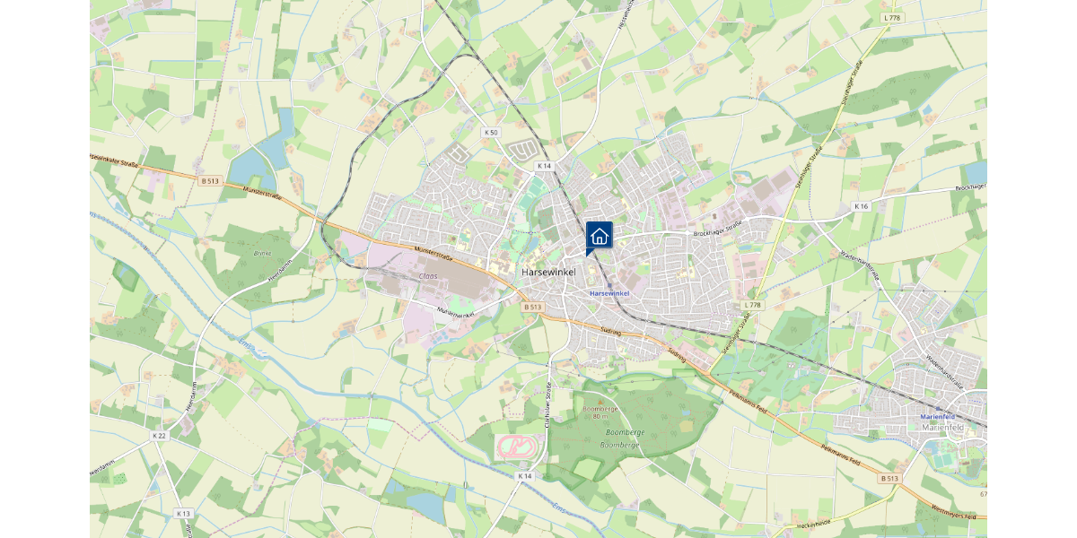 Charmante Maisonettewohnung in zentraler Lage - Maisonettenwohnung Harsewinkel | Angebot:25374357