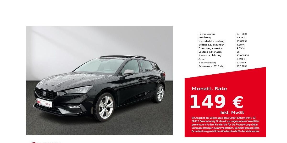 Seat Leon 36.955 km 20.480 &euro; Bielefeld 33609