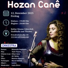 Konzert Hozan Cane 12.12.2025 Kultur Räume Gütersloh c/o Stadthalle Gütersloh
