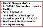 Baugrundstück in Kattenstroth - bauträgerfrei und provisionsfrei für Käufer