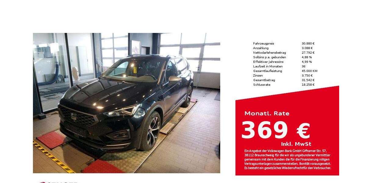 Seat Tarraco 62.752 km 30.880 &euro; Bielefeld 33609