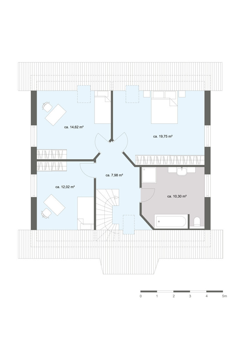 Familiengerechtes Einfamilienhaus mit pflegeleichtem Garten und 3 Stellplätzen 5 zimmer