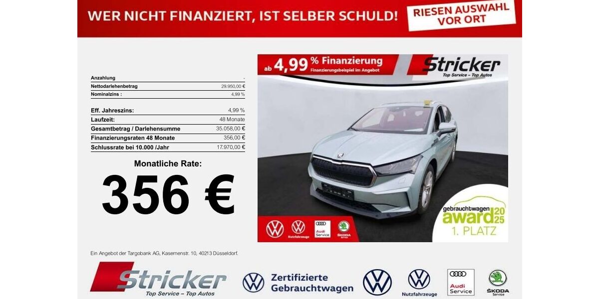 Skoda Enyaq 44.214 km 29.949 &euro; Detmold 32760