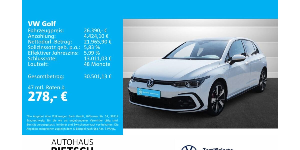 VW Golf 42.850 km 26.390 &euro; Melle 49324