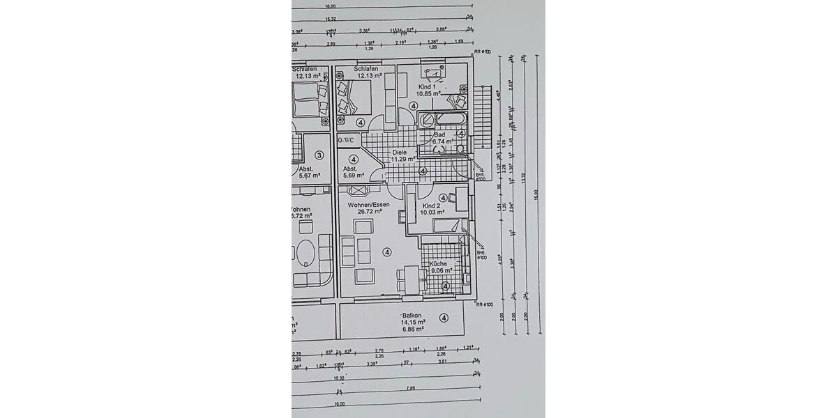 Erdgeschoßwohnung Hiddenhausen - 4 Zimmer, 100 m&sup2;, 329.000&euro; | Angebot:26431712