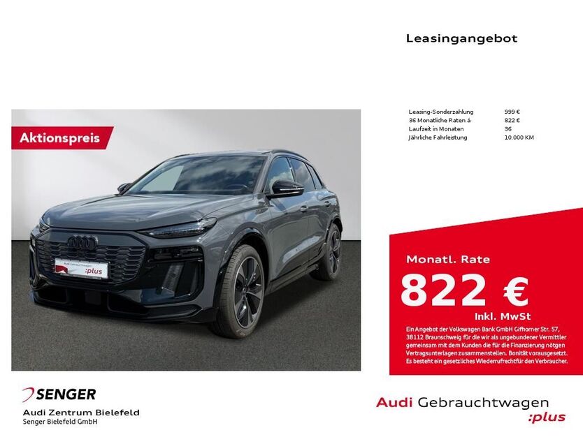Audi Q6 e-tron 4.853 km 70.880 € Bielefeld 33609