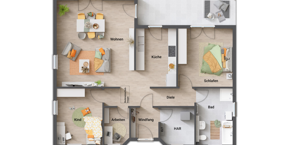 Bungalow Bad Salzuflen Innenstadt - 4 Zimmer, 120 m&sup2;, 476.000&euro; | Angebot:25899728