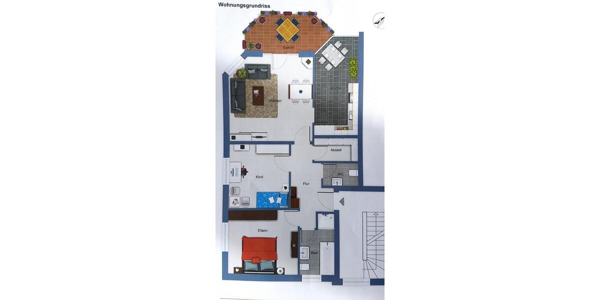 Etagenwohnung Rietberg - 3 Zimmer, 80 m&sup2;, 239.000&euro; | Angebot:24393641