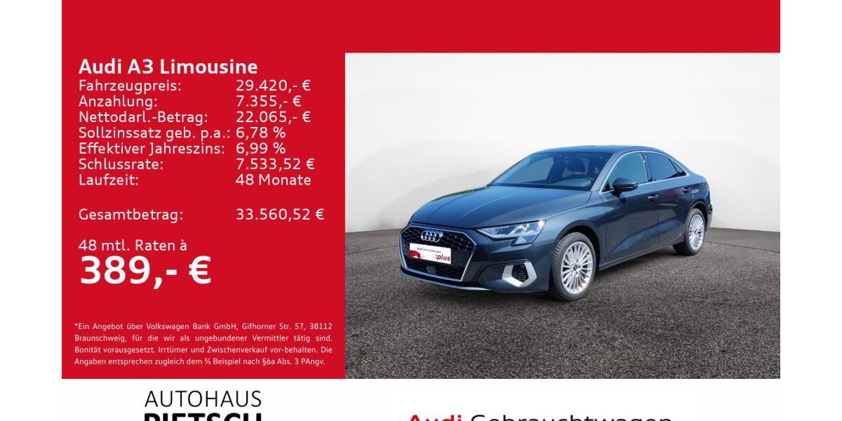 Audi A3 8.735 km 28.870 &euro; Bünde 32257