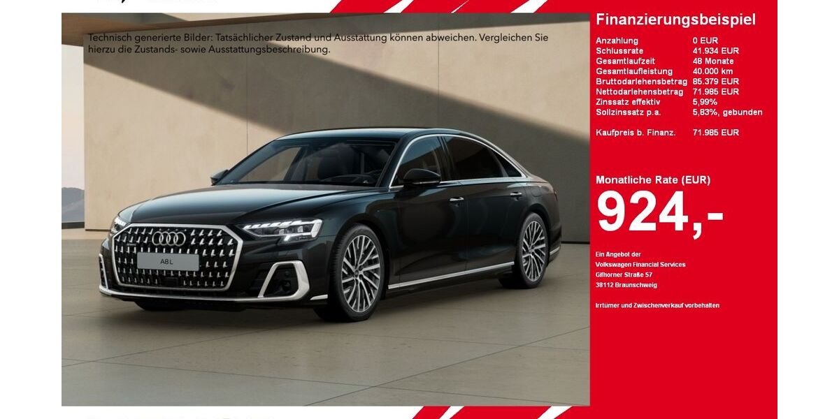 Audi A8 36.000 km 62.200 &euro; Gütersloh 33330