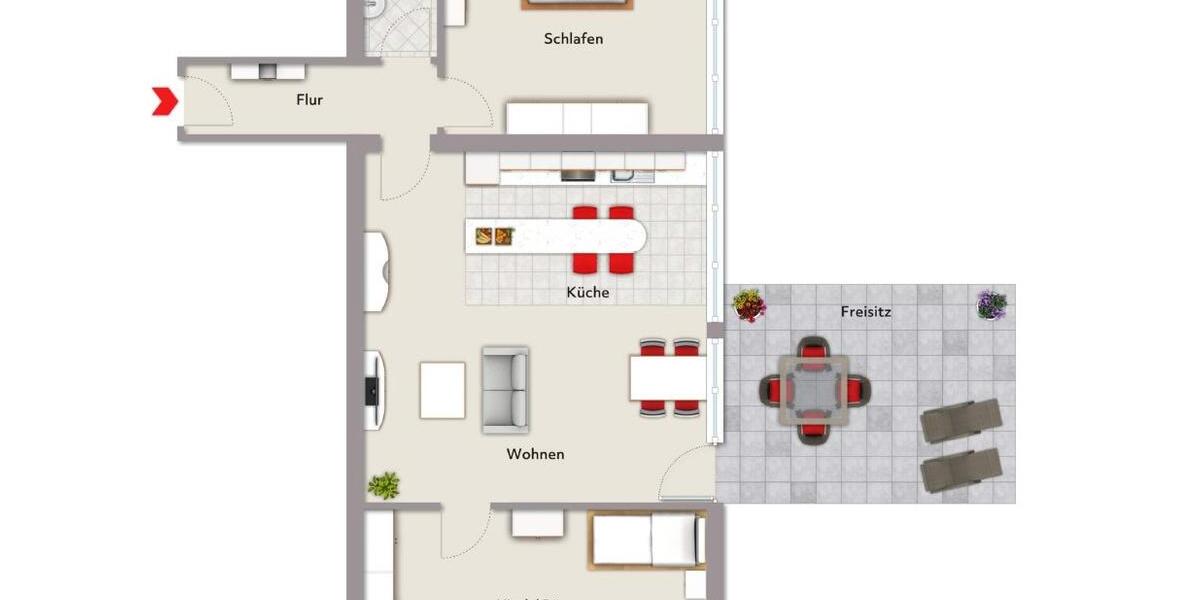 Etagenwohnung Lemgo - 3 Zimmer, 86 m&sup2;, 185.000&euro; | Angebot:26740942
