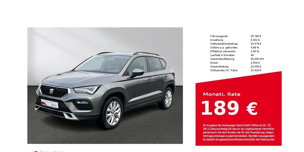 Seat Ateca 49.516 km 24.380 &euro; Bielefeld 33609