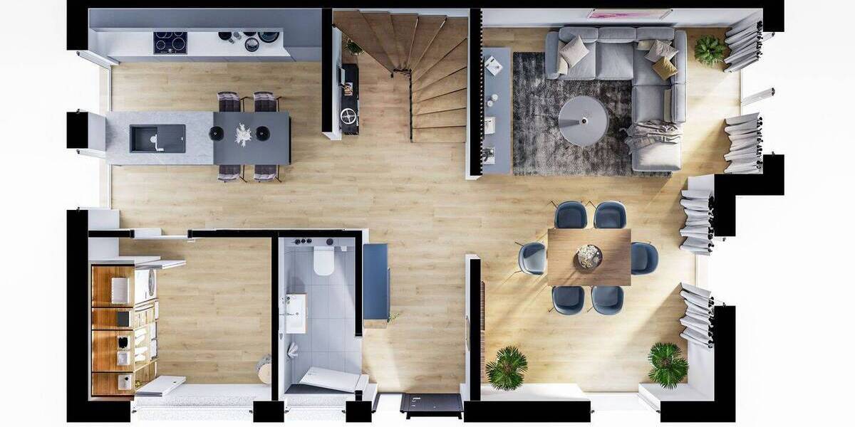 Doppelhaushälfte Bielefeld Innenstadt - 5 Zimmer, 105 m&sup2;, 397.000&euro; | Angebot:25680616