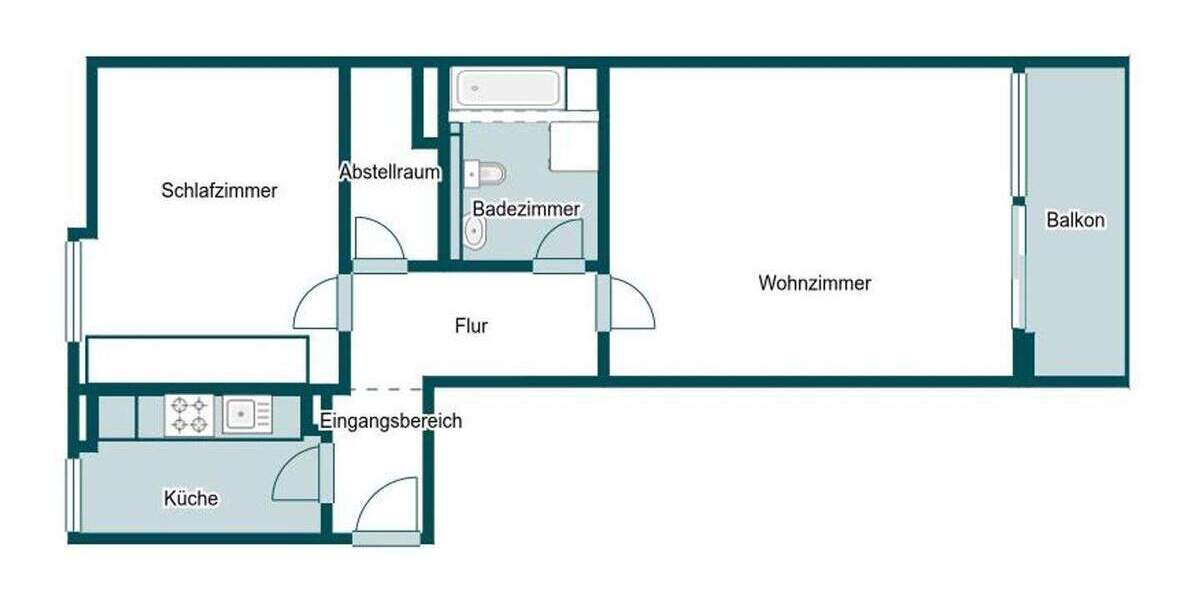 Etagenwohnung Bad Salzuflen Innenstadt - 2 Zimmer, 72 m&sup2;, 115.000&euro; | Angebot:25632935