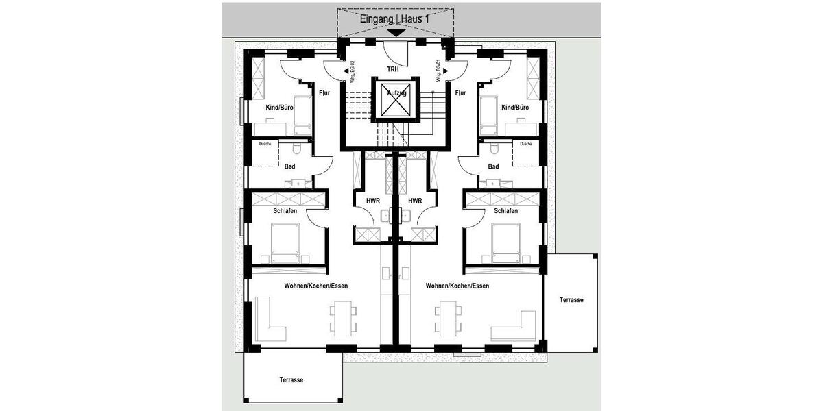Erdgeschoßwohnung Bielefeld Senne - 3 Zimmer, 88 m&sup2;, 1.325&euro; | Angebot:26476395