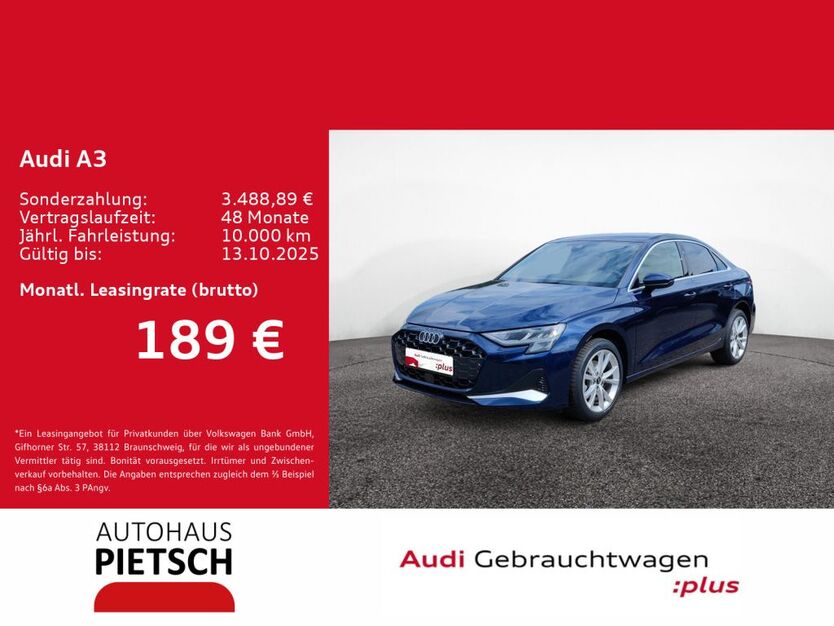 Audi A3 11.411 km 31.290 € Melle 49324