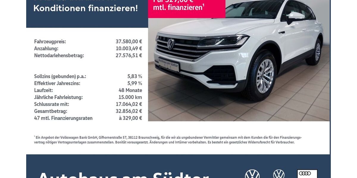 VW Touareg 96.807 km 37.580 &euro; Rietberg 33397
