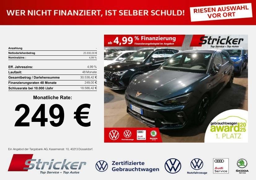 Cupra Leon 10.989 km 25.888 &euro; Detmold 32760