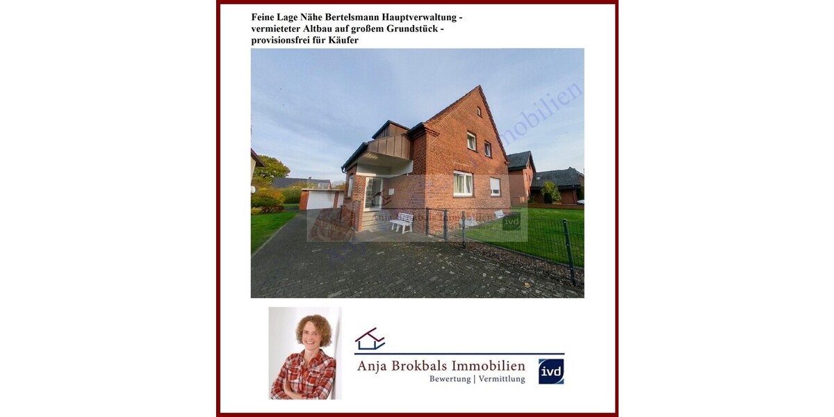 Feine Lage Nähe Bertelsmann Hauptverwaltung - provisionsfrei für Käufer 6 zimmer