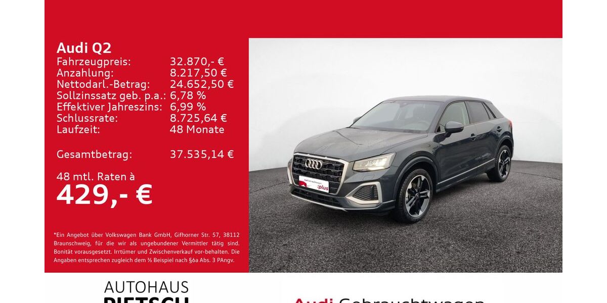 Audi Q2 9.409 km 31.970 &euro; Bünde 32257