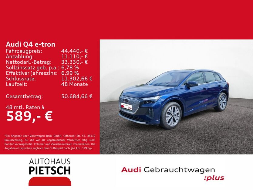 Audi Q4 e-tron 10.320 km 44.440 € Melle 49324