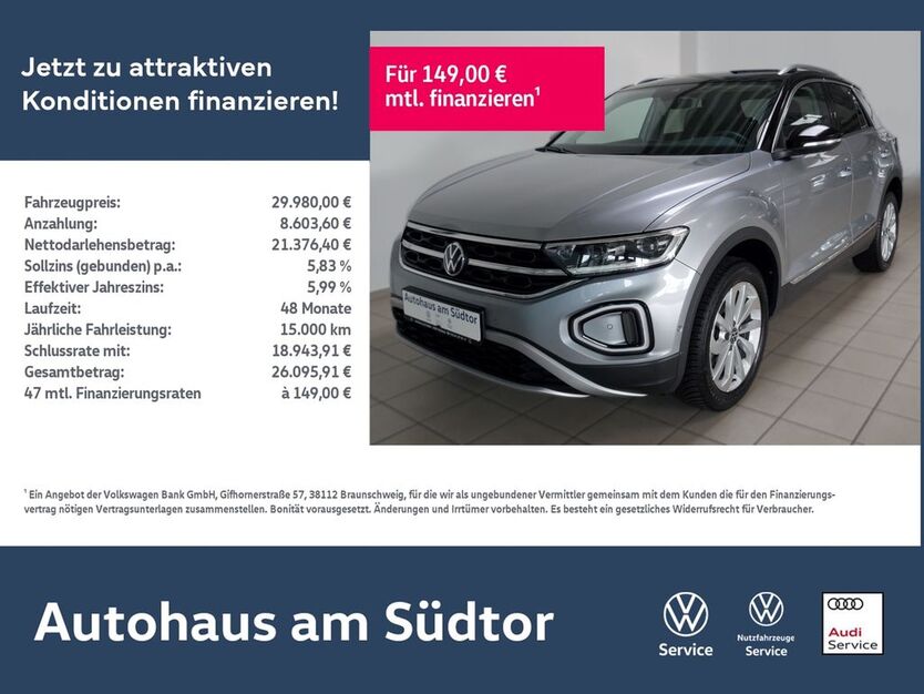 VW T-Roc 21.000 km 29.980 € Rietberg 33397