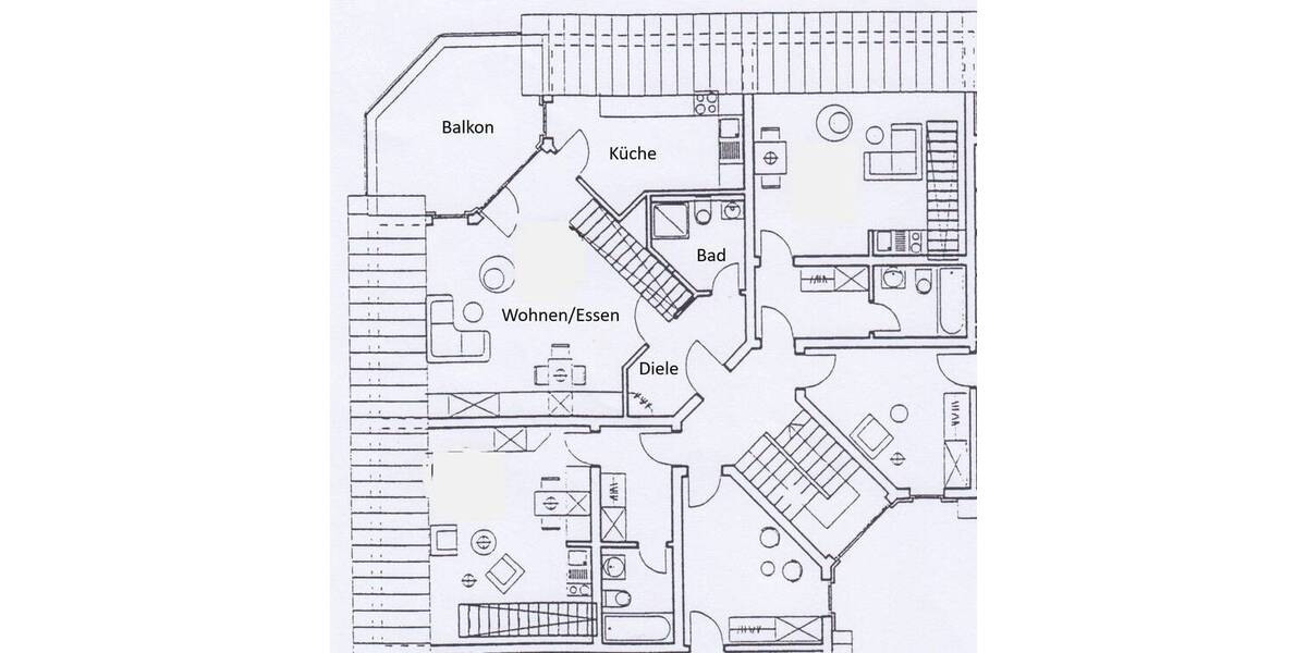 Etagenwohnung Bad Oeynhausen Innenstadt - 2 Zimmer, 68 m&sup2;, 195.000&euro; | Angebot:25742969