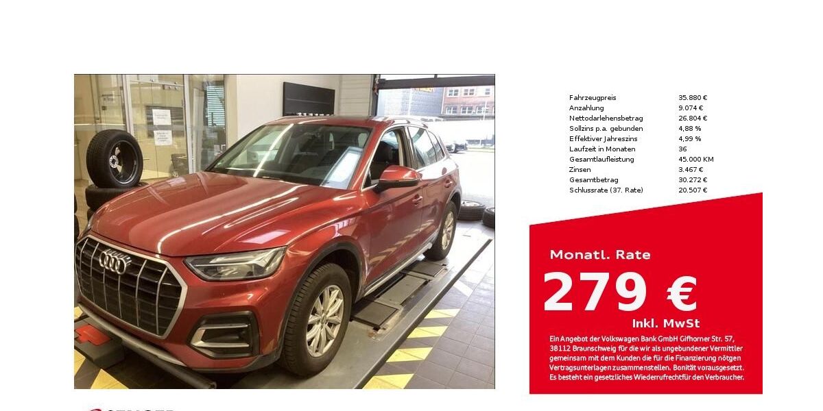 Audi Q5 45.510 km 35.880 &euro; Bielefeld 33609