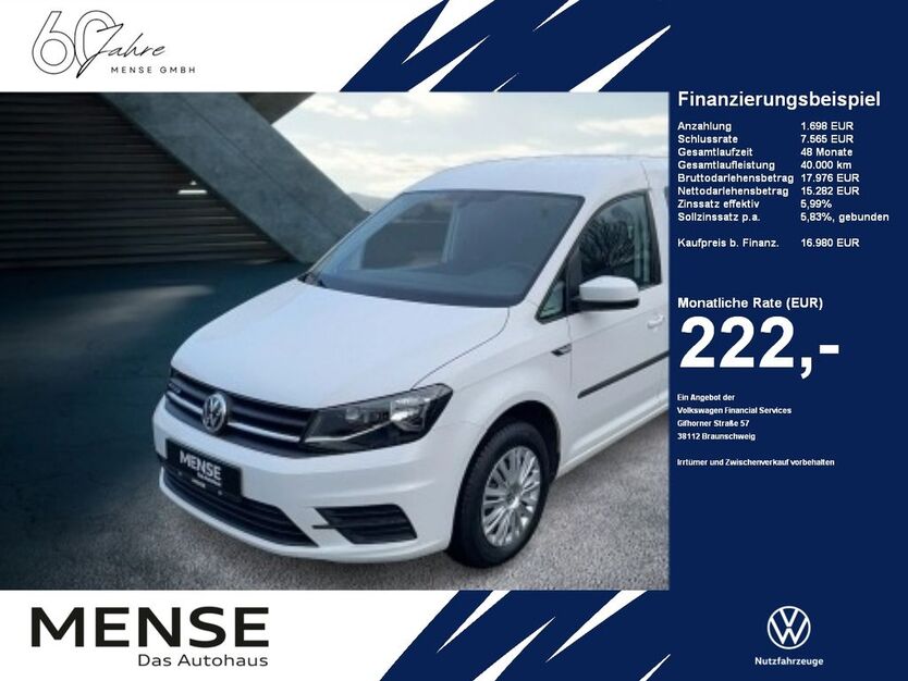 VW Caddy 72.748 km 16.980 € Gütersloh 33332
