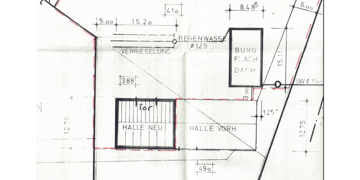 Gewerbehalle (200qm) mit Büro, Außenlager - top Verkehrsanbindung zimmer