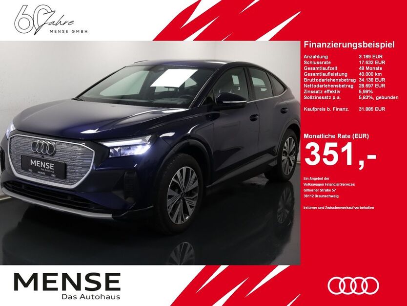 Audi Q4 e-tron 55.349 km 31.885 € Gütersloh 33334