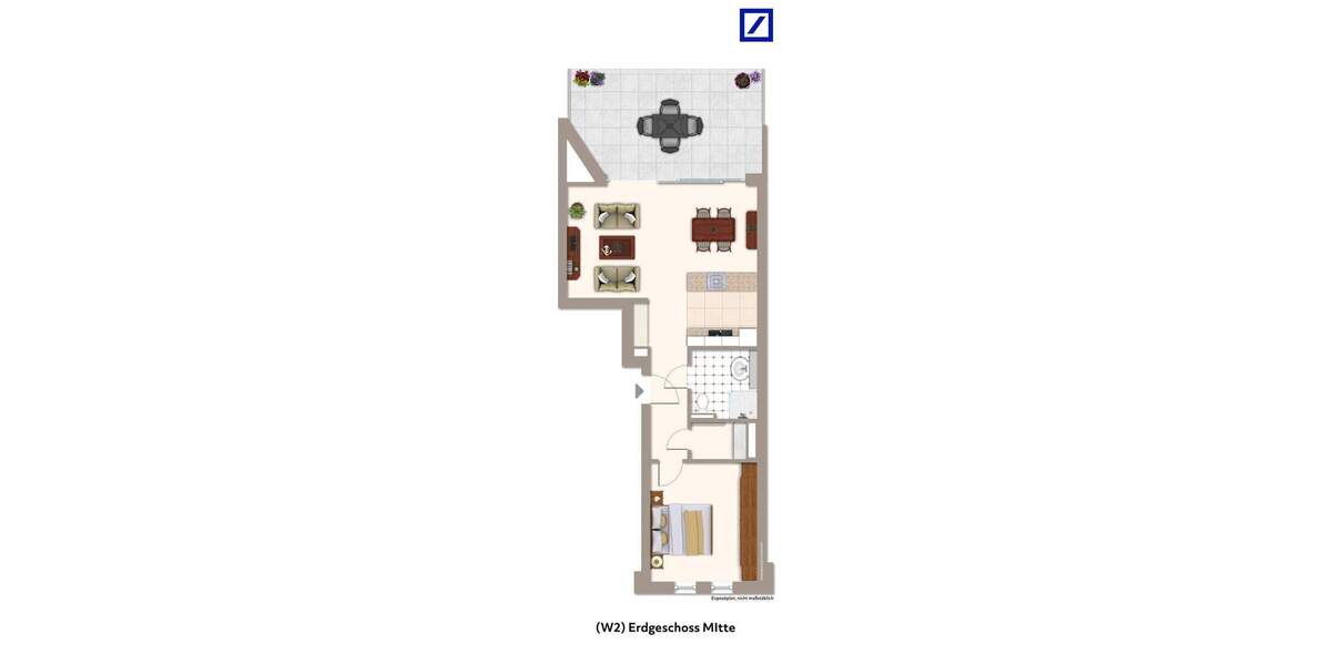 Etagenwohnung Delbrück - 2 Zimmer, 68 m&sup2;, 299.000&euro; | Angebot:25687149