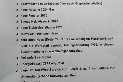 Wohnung Bielefeld Jöllenbeck - 4 Zimmer, 85 m&sup2;, 210.000&euro; | Angebot:25810242