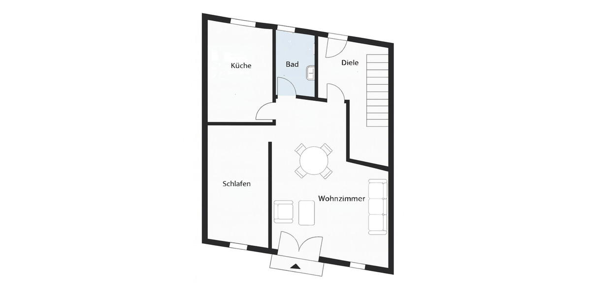 Erdgeschoßwohnung Verl - 2 Zimmer, 78 m&sup2;, 760&euro; | Angebot:25612741