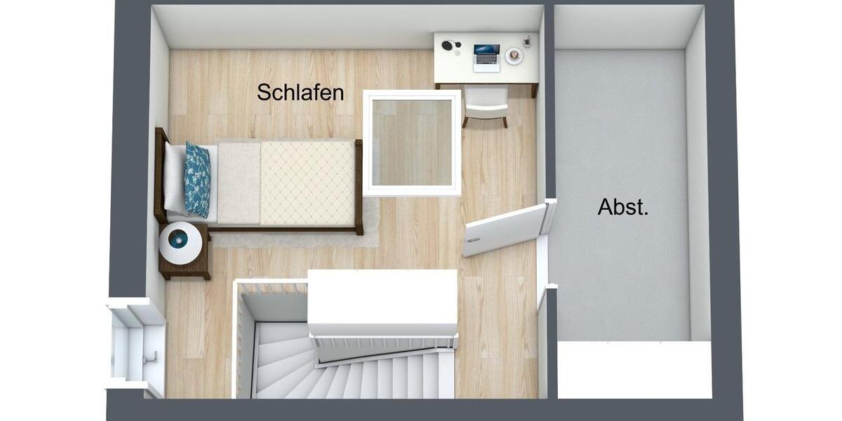 Maisonettenwohnung Bielefeld Heepen - 2 Zimmer, 37 m&sup2;, 99.999&euro; | Angebot:26097906