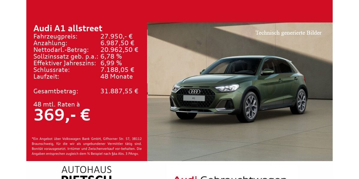 Audi A1 10.092 km 27.860 &euro; Melle 49324