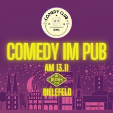 Comedy im Pub Bielefeld 13.11.2025 Irish Pub Bielefeld