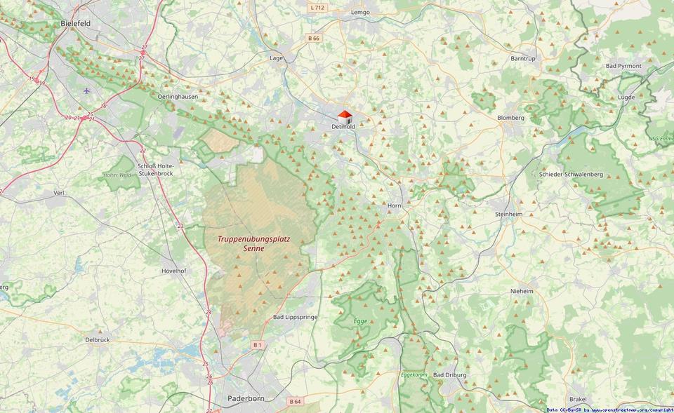 Gewerbeobjekt Detmold Hiddesen - 1.100&euro; | Angebot:25570302