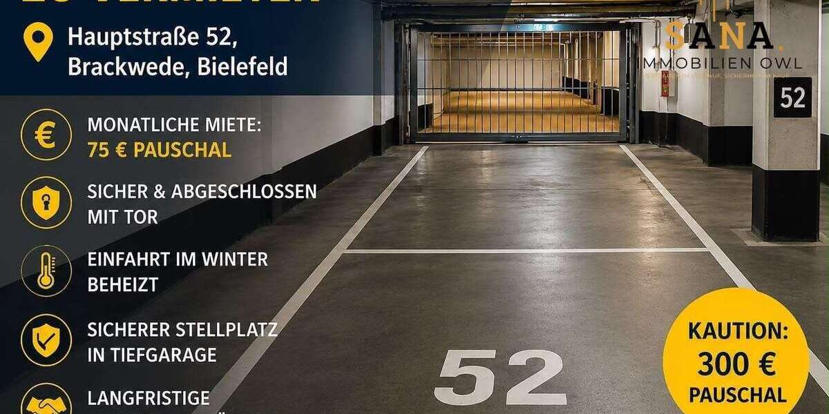 Garagen / Stellplätze Bielefeld Brackwede - 75&euro; | Angebot:26934054