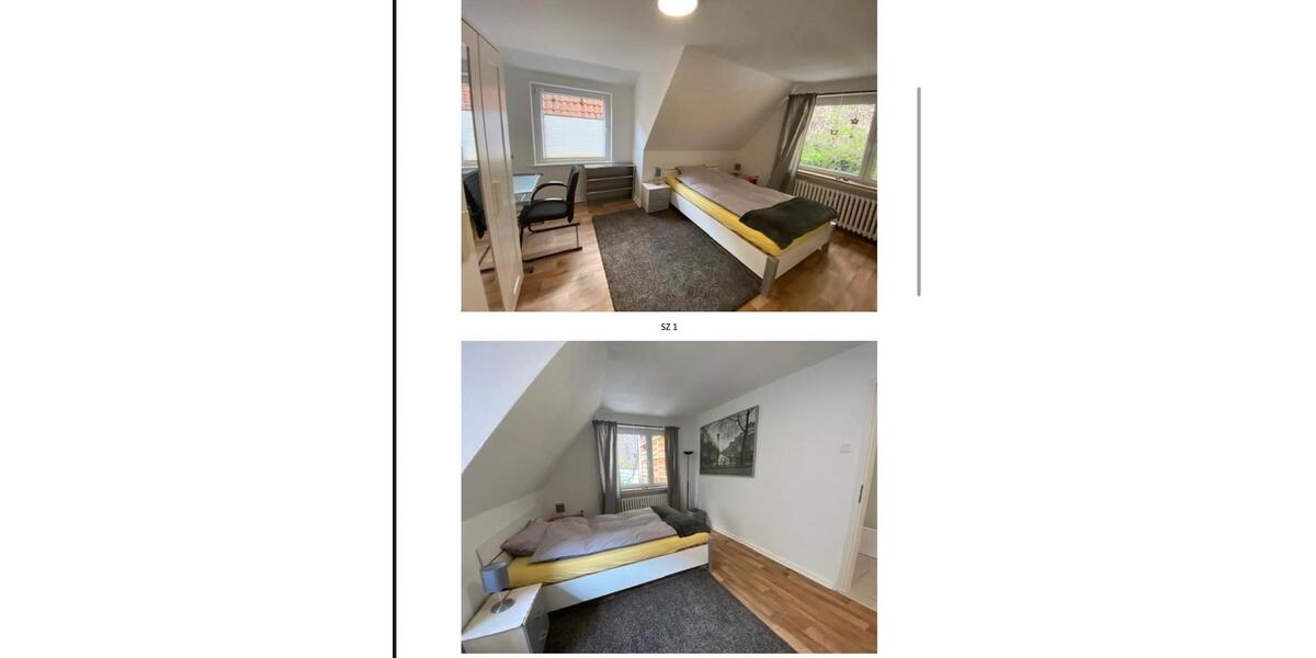 Dachgeschoßwohnung Bielefeld Heepen - 3 Zimmer, 90 m&sup2;, 950&euro; | Angebot:26636127