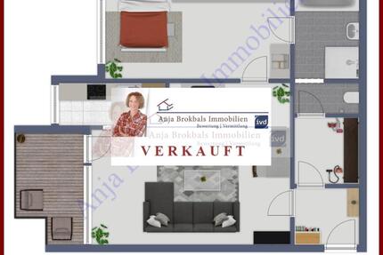 Gütersloh_bevorzugte Wohnlage Nähe Stadtpark_Loggia_ Garagenstellplatz - für Käufer provisionsfrei 2 zimmer