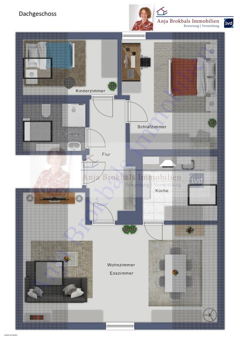 Zweifamilienhaus mit ausgebautem DG und 3 mit Garagen in Harsewinkel, provisionsfrei für Käufer 11 zimmer