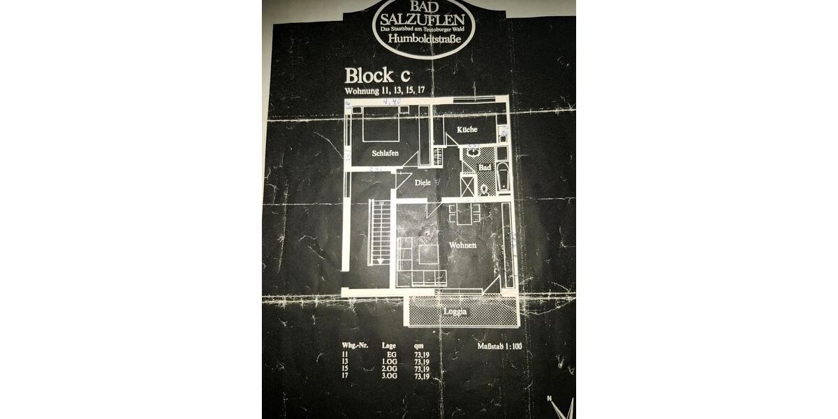 Erdgeschoßwohnung Bad Salzuflen - 2 Zimmer, 73 m&sup2;, 165.000&euro; | Angebot:27427345