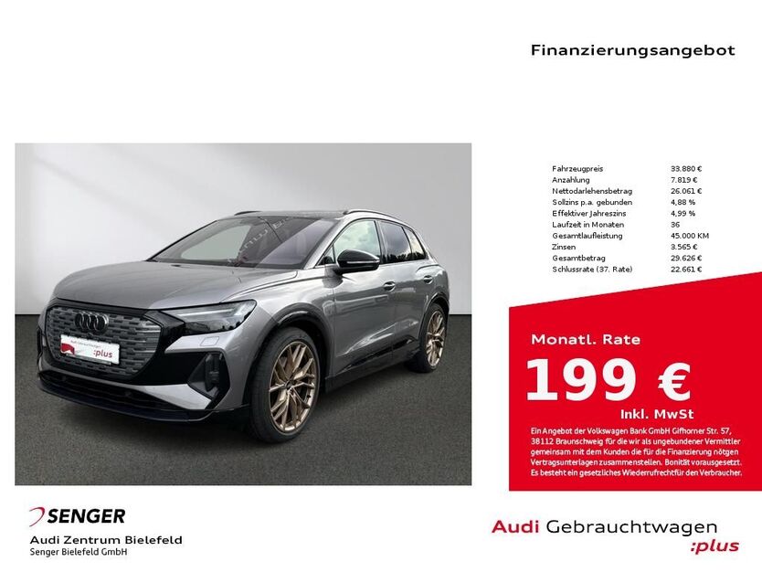Audi Q4 e-tron 69.182 km 33.880 € Bielefeld 33609