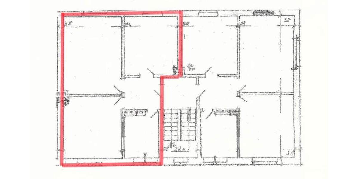 Etagenwohnung Bielefeld / Ost Innenstadt - 2 Zimmer, 58 m&sup2;, 520&euro; | Angebot:25771437