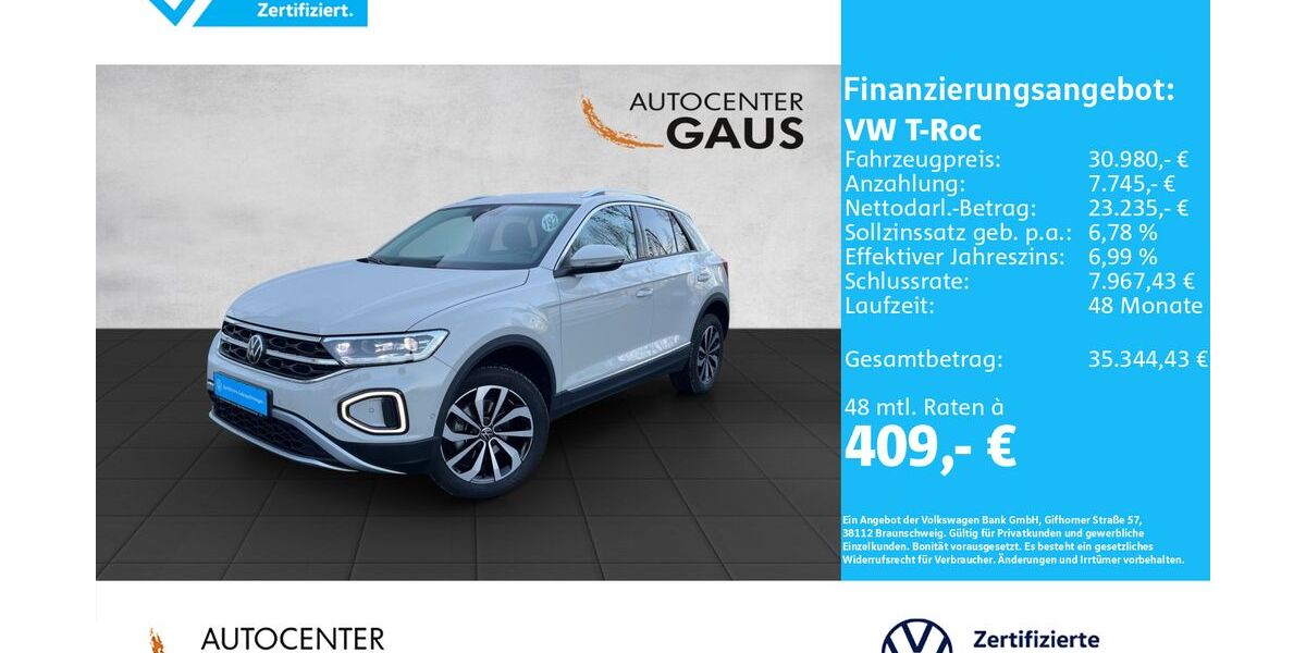 VW T-Roc 10.650 km 30.980 € Bielefeld 33699