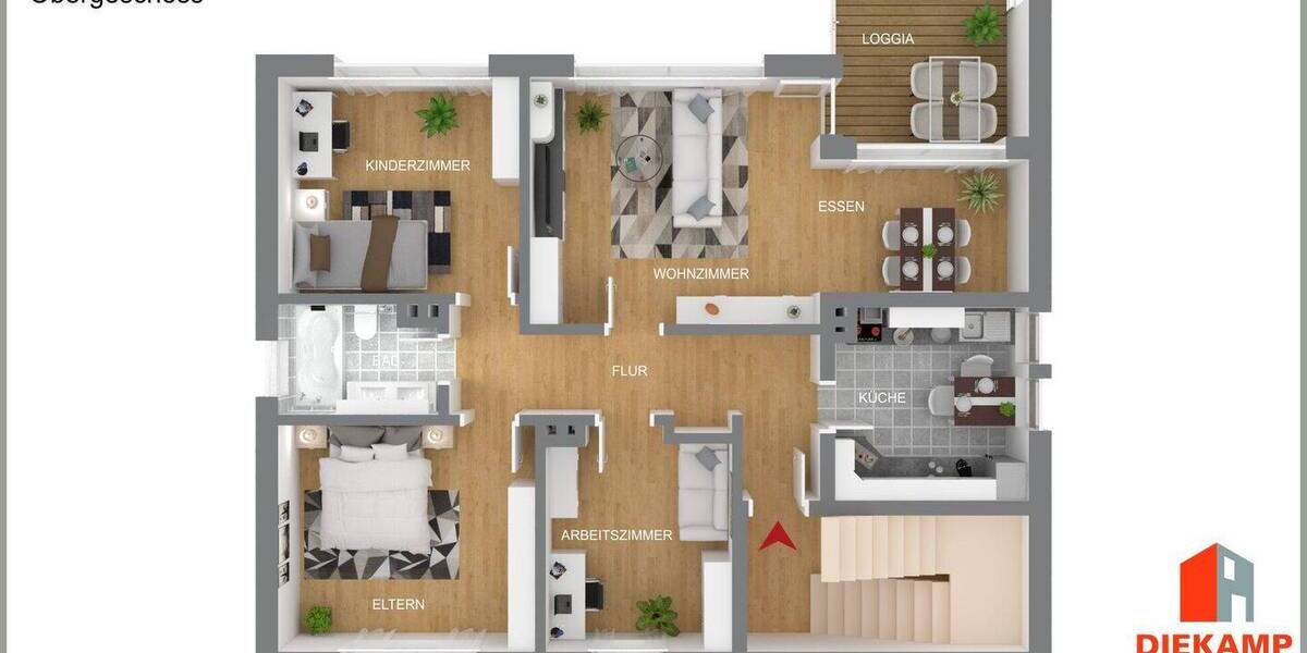 4 Zimmer-Eigentumswohnung mit separatem Apartment für Gartenliebhaber 5 zimmer