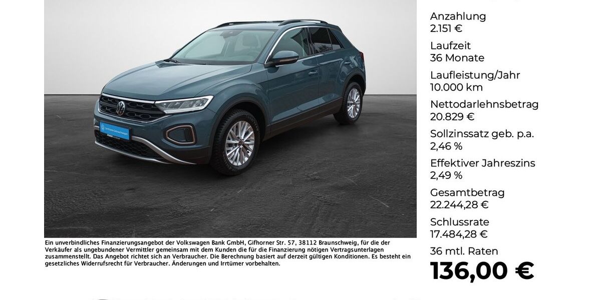 VW T-Roc 8.529 km 22.660 &euro; Versmold 33775