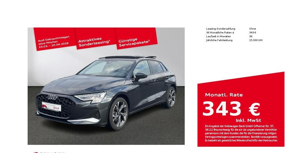 Audi A3 13.174 km 33.480 &euro; Bielefeld 33609