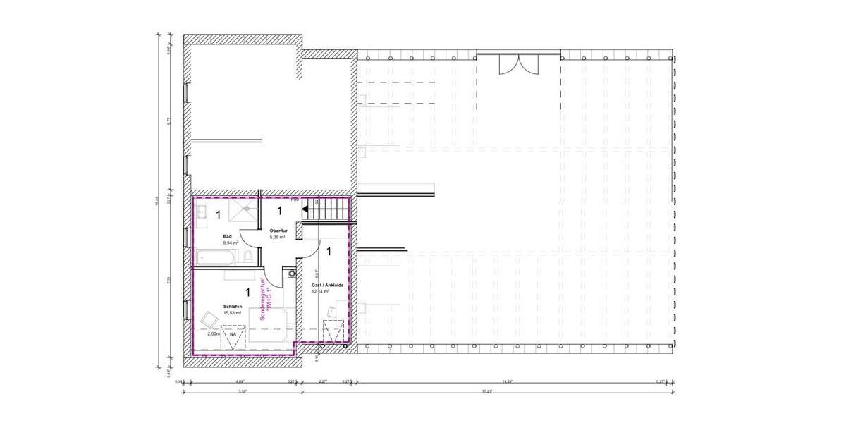 Außergewöhnliche Wohnung über zwei Etagen in Herford Bielefeld 4 zimmer